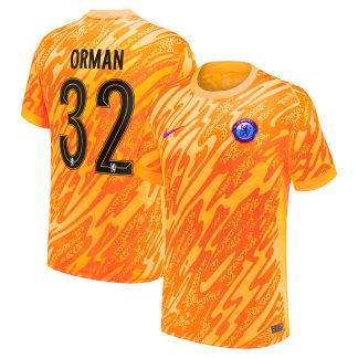 Chelsea Cup Nike Goalkeeper Stadium Shirt 2024-25 - Kids with Orman 32 printing