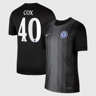 Chelsea Cup Nike Goalkeeper Stadium Shirt 2025-26 - Kids with Cox 40 printing