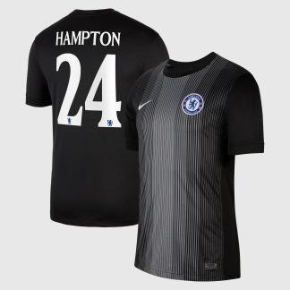 Chelsea Cup Nike Goalkeeper Stadium Shirt 2025-26 - Kids with Hampton 24 printing