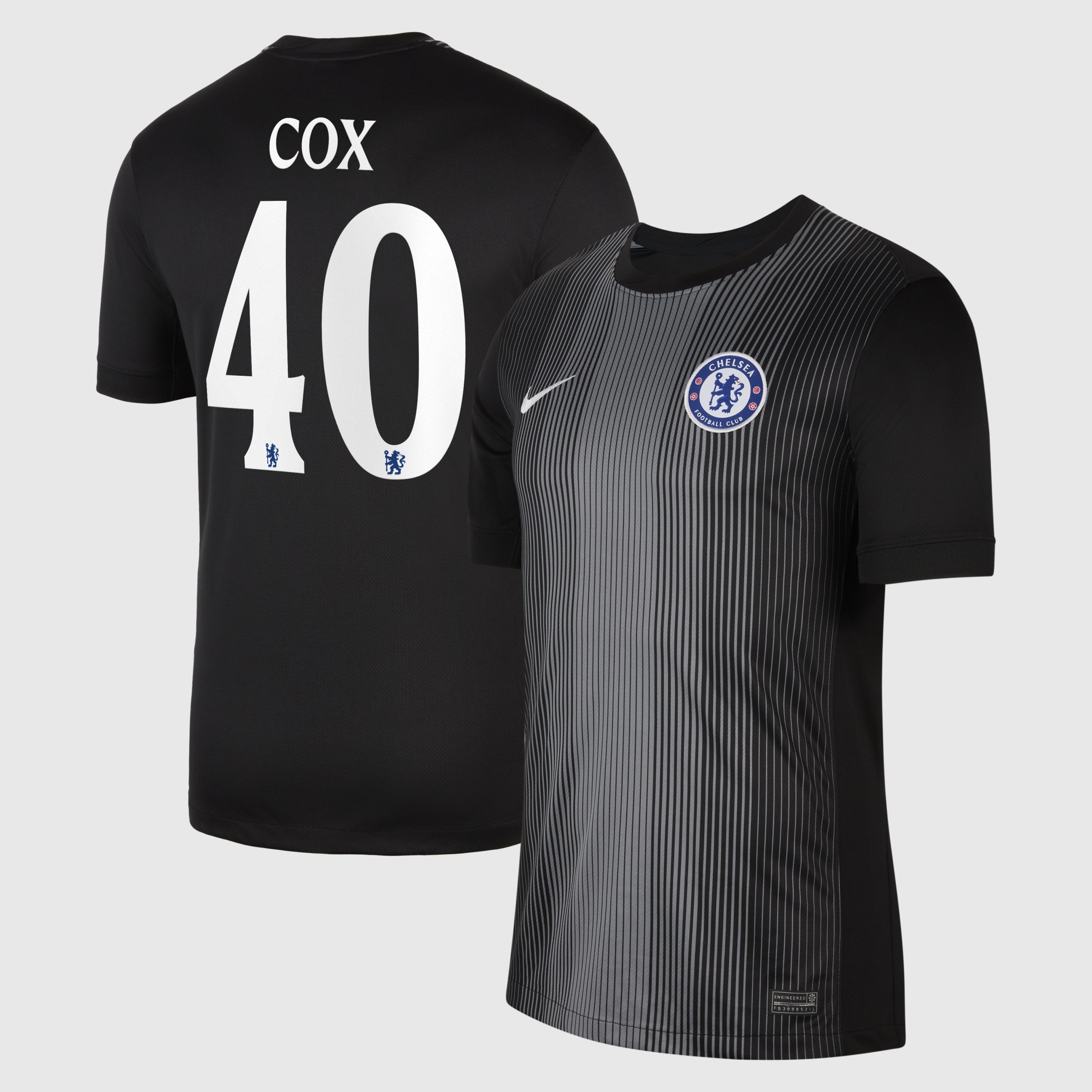Chelsea Cup Nike Goalkeeper Stadium Shirt 2025-26 with Cox 40 printing