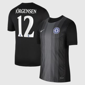Chelsea Cup Nike Goalkeeper Stadium Shirt 2025-26 with Jörgensen 12 printing