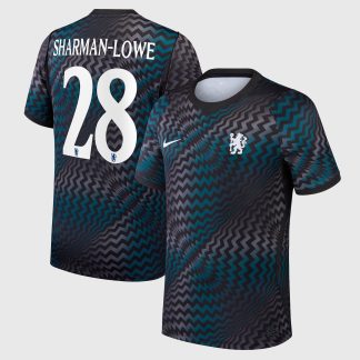 Chelsea Cup Nike Goalkeeper Stadium Shirt 2026-27 with Sharman-Lowe 28 printing