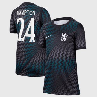 Chelsea Cup Nike Home Goalkeeper Stadium Shirt 2026-27 - Kids with Hampton 24 printing