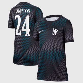 Chelsea Cup Nike Home Goalkeeper Stadium Shirt 2026-27 - Kids with Hampton 24 printing