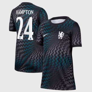 Chelsea Cup Nike Home Goalkeeper Stadium Shirt 2026-27 - Kids with Hampton 24 printing