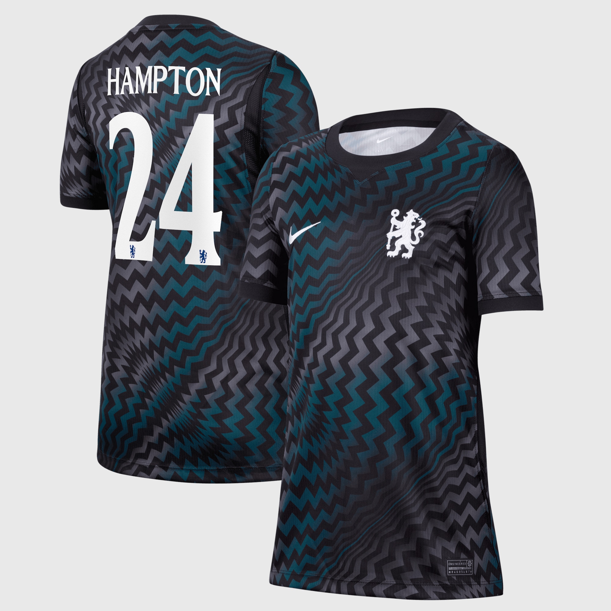 Chelsea Cup Nike Home Goalkeeper Stadium Shirt 2026-27 - Kids with Hampton 24 printing