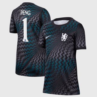 Chelsea Cup Nike Home Goalkeeper Stadium Shirt 2026-27 - Kids with Peng 1 printing