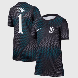Chelsea Cup Nike Home Goalkeeper Stadium Shirt 2026-27 - Kids with Peng 1 printing