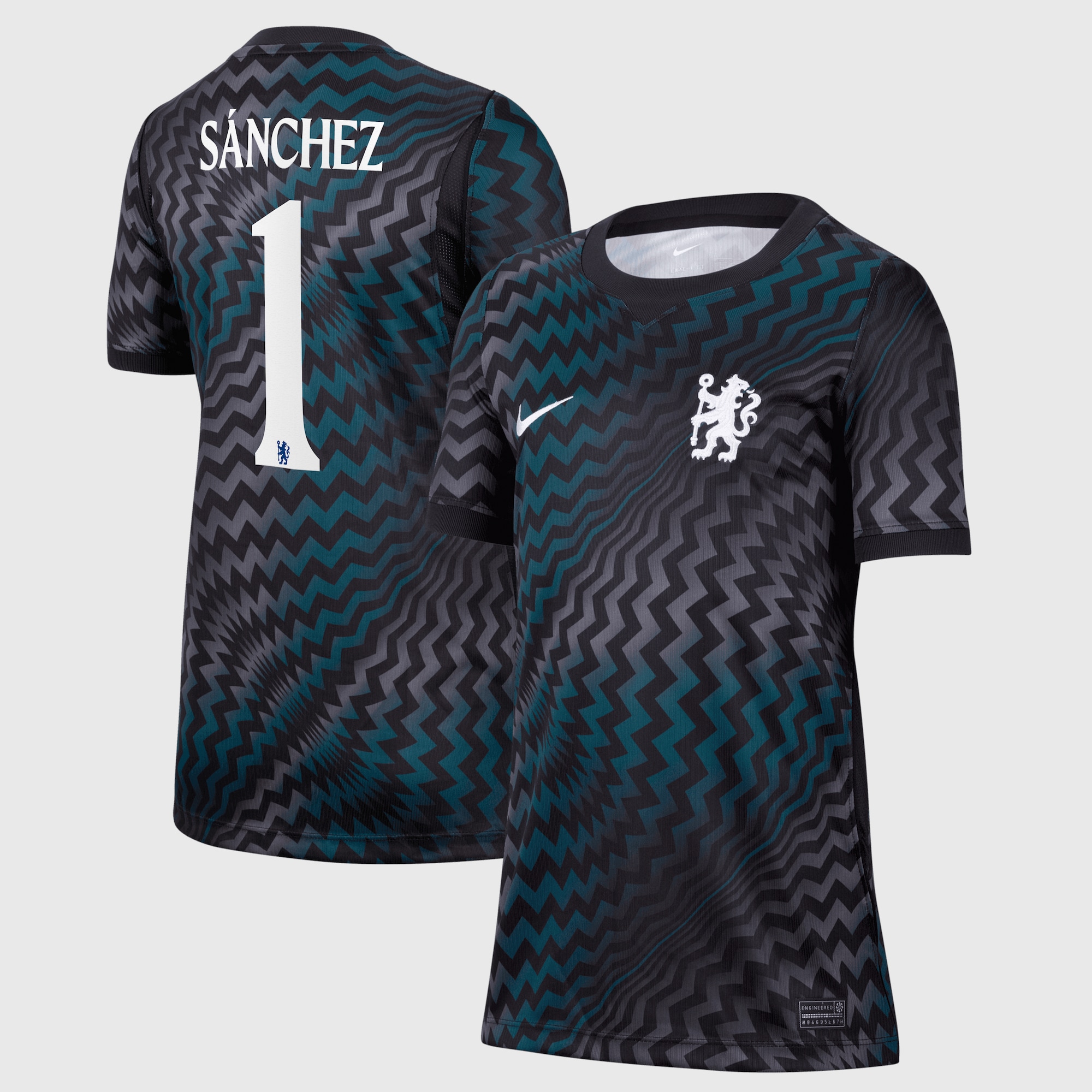 Chelsea Cup Nike Home Goalkeeper Stadium Shirt 2026-27 - Kids with Sánchez 1 printing