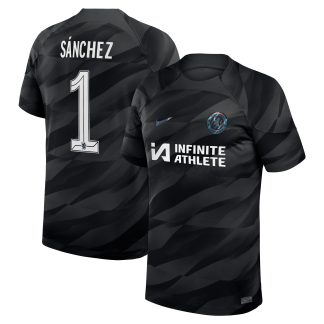 Chelsea Cup Nike Home Goalkeeper Stadium Sponsored Shirt 2023-24 with Sánchez 1 printing