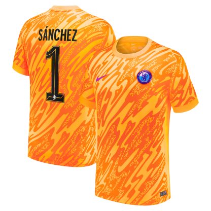 Chelsea Cup Nike Home Stadium Goalkeeper Shirt 2024-25 - Kids with Sánchez 1 printing