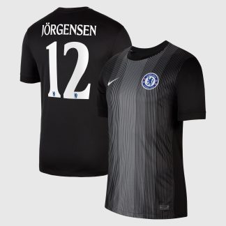 Chelsea Cup Nike Home Stadium Goalkeeper Shirt 2025-26 - Kids with Jörgensen 12 printing