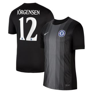 Chelsea Cup Nike Home Stadium Goalkeeper Shirt 2025-26 - Kids with Jörgensen 12 printing