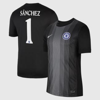 Chelsea Cup Nike Home Stadium Goalkeeper Shirt 2025-26 - Kids with Sãnchez 1 printing