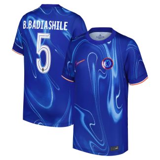 Chelsea Cup Nike Home Stadium Shirt 2024-25 - Kids with B. Badiashile 5 printing