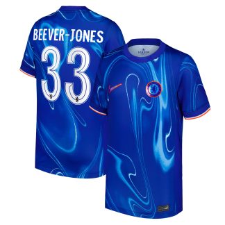 Chelsea Cup Nike Home Stadium Shirt 2024-25 - Kids with Beever-Jones 33 printing