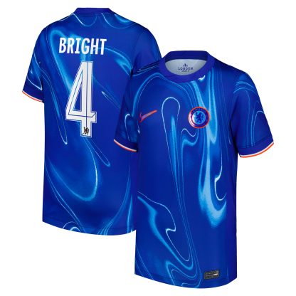 Chelsea Cup Nike Home Stadium Shirt 2024-25 - Kids with Bright 4 printing