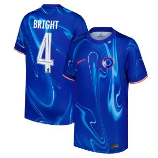 Chelsea Cup Nike Home Stadium Shirt 2024-25 - Kids with Bright 4 printing