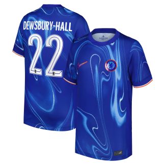 Chelsea Cup Nike Home Stadium Shirt 2024-25 - Kids with Dewsbury-Hall 22 printing