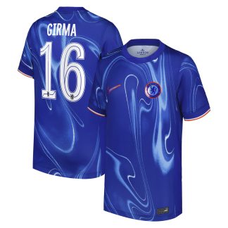 Chelsea Cup Nike Home Stadium Shirt 2024-25 - Kids with Girma 16 printing