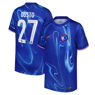 Chelsea Cup Nike Home Stadium Shirt 2024-25 - Kids with Gusto 27 printing