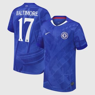 Chelsea Cup Nike Home Stadium Shirt 2025-26 - Kids with Baltimore 17 printing