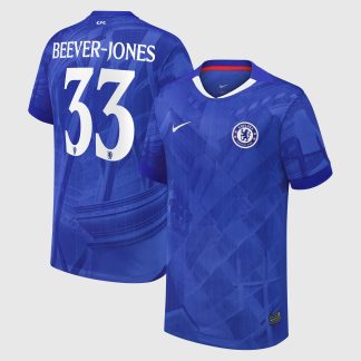 Chelsea Cup Nike Home Stadium Shirt 2025-26 - Kids with Beever-Jones 33 printing