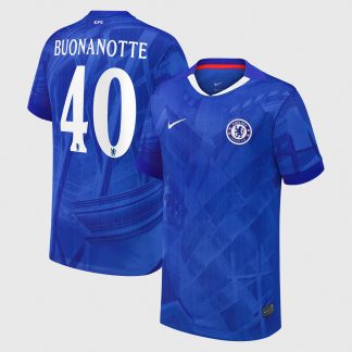 Chelsea Cup Nike Home Stadium Shirt 2025-26 - Kids with Buonanotte 40 printing