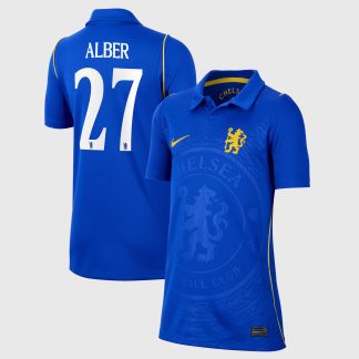 Chelsea Cup Nike Home Stadium Shirt 2026-27 - Kids with Alber 27 printing