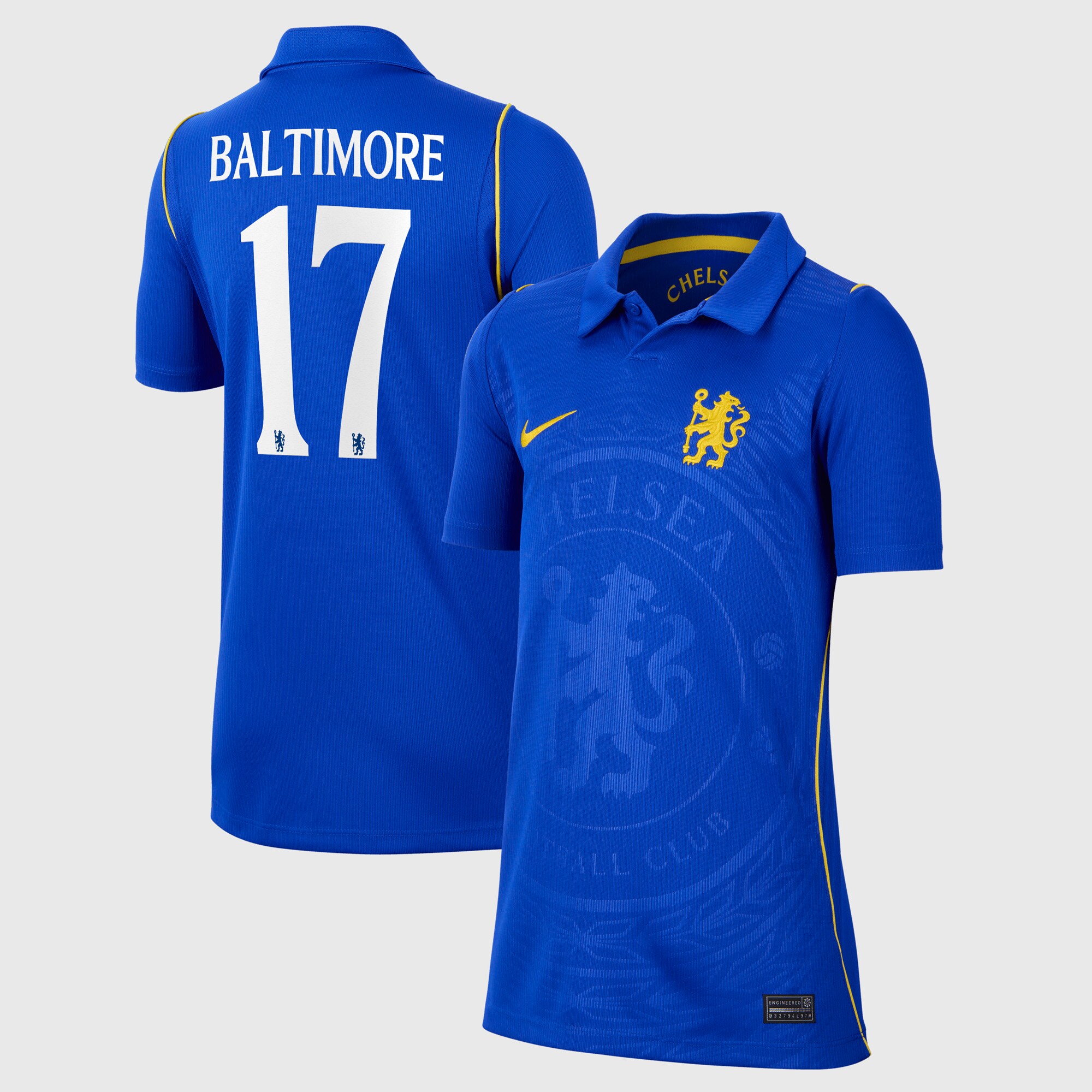 Chelsea Cup Nike Home Stadium Shirt 2026-27 - Kids with Baltimore 17 printing