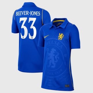 Chelsea Cup Nike Home Stadium Shirt 2026-27 - Kids with Beever-Jones 33 printing