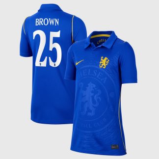 Chelsea Cup Nike Home Stadium Shirt 2026-27 - Kids with Brown 25 printing