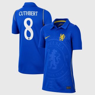 Chelsea Cup Nike Home Stadium Shirt 2026-27 - Kids with Cuthbert 8 printing