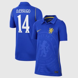 Chelsea Cup Nike Home Stadium Shirt 2026-27 - Kids with D.Essugo 14 printing