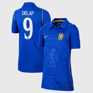 Chelsea Cup Nike Home Stadium Shirt 2026-27 - Kids with Delap 9 printing
