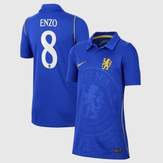 Chelsea Cup Nike Home Stadium Shirt 2026-27 - Kids with Enzo 8 printing