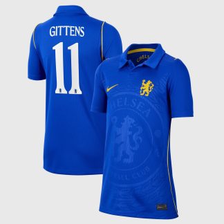Chelsea Cup Nike Home Stadium Shirt 2026-27 - Kids with Gittens 11 printing