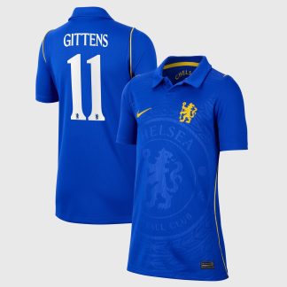 Chelsea Cup Nike Home Stadium Shirt 2026-27 - Kids with Gittens 11 printing