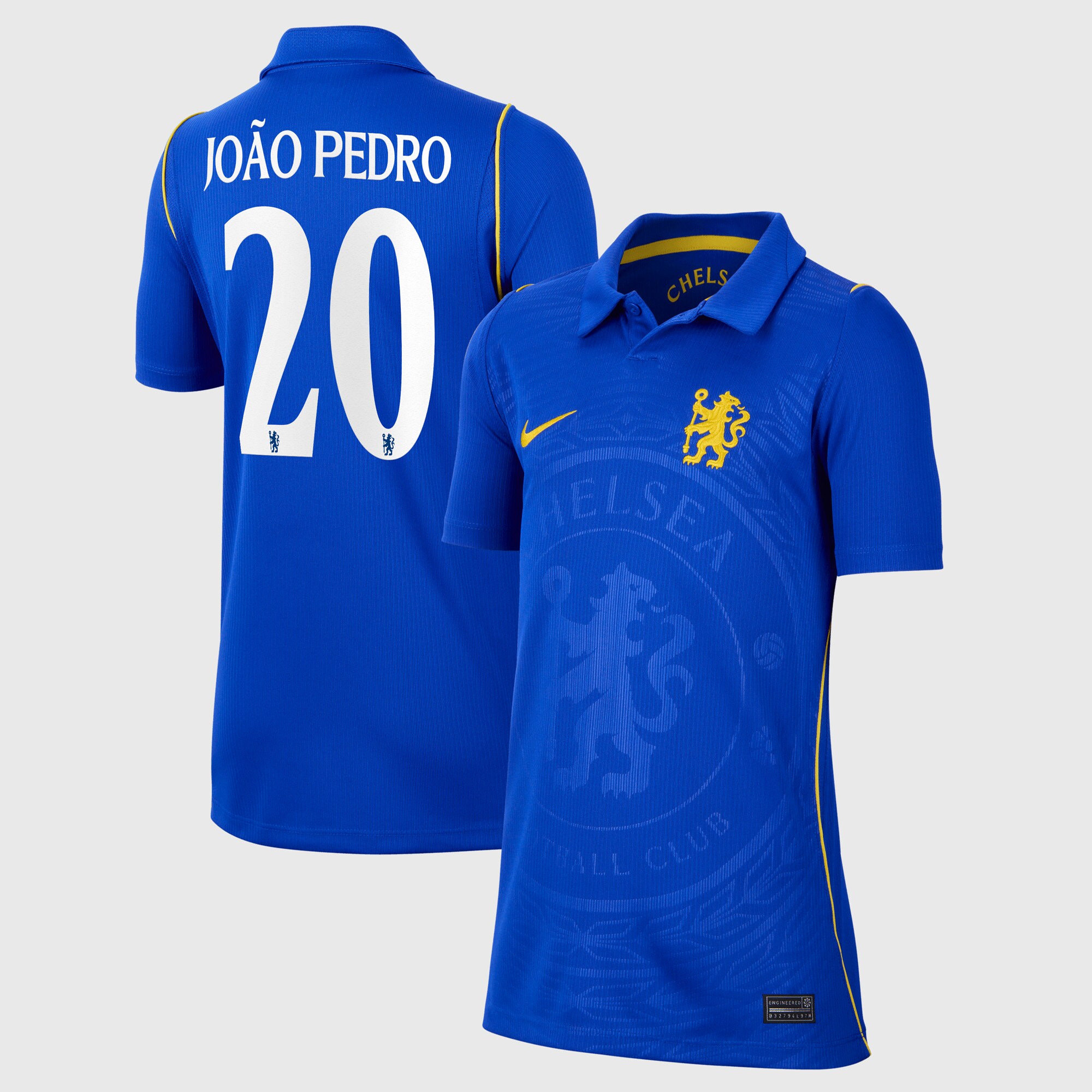 Chelsea Cup Nike Home Stadium Shirt 2026-27 - Kids with João Pedro 20 printing