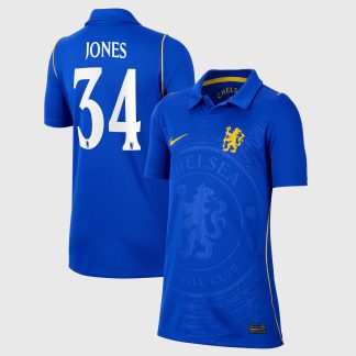 Chelsea Cup Nike Home Stadium Shirt 2026-27 - Kids with Jones 34 printing