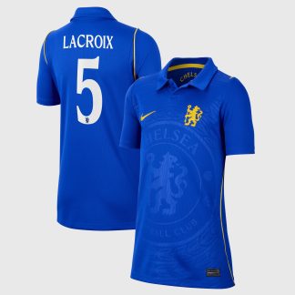 Chelsea Cup Nike Home Stadium Shirt 2026-27 - Kids with Lacroix 5 printing