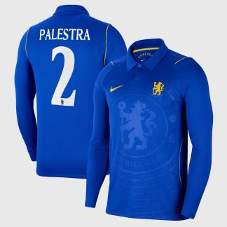 Chelsea Cup Nike Home Stadium Shirt 2026-27 - Long Sleeve - Kids with Palestra 2 printing