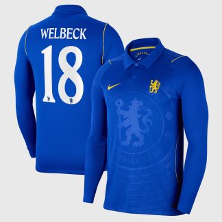 Chelsea Cup Nike Home Stadium Shirt 2026-27 - Long Sleeve - Kids with Welbeck 18 printing