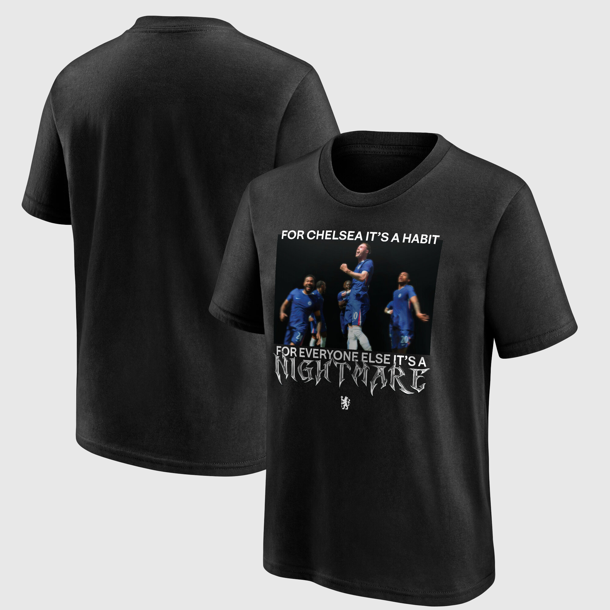 Chelsea For Chelsea it's a Habit Graphic T-Shirt - Black - Kids