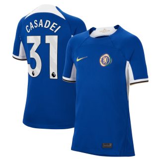 Chelsea Home Stadium Shirt 2023-24 - Kids with Casadei 31 printing