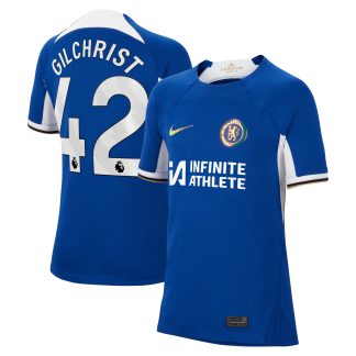Chelsea Home Stadium Sponsored Shirt 2023-24 - Kids with Gilchrist 42 printing