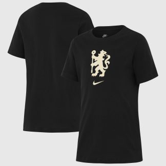 Chelsea Nike Club World Cup Crest T-Shirt - Black - Kids