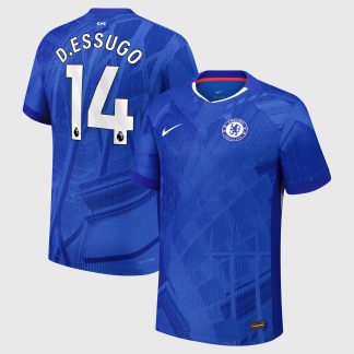 Chelsea Nike Dri-FIT ADV Home Match Shirt 2025-26 - Kids with D.Essugo 14 printing