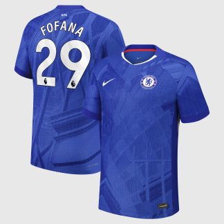 Chelsea Nike Dri-FIT ADV Home Match Shirt 2025-26 - Kids with Fofana 29 printing