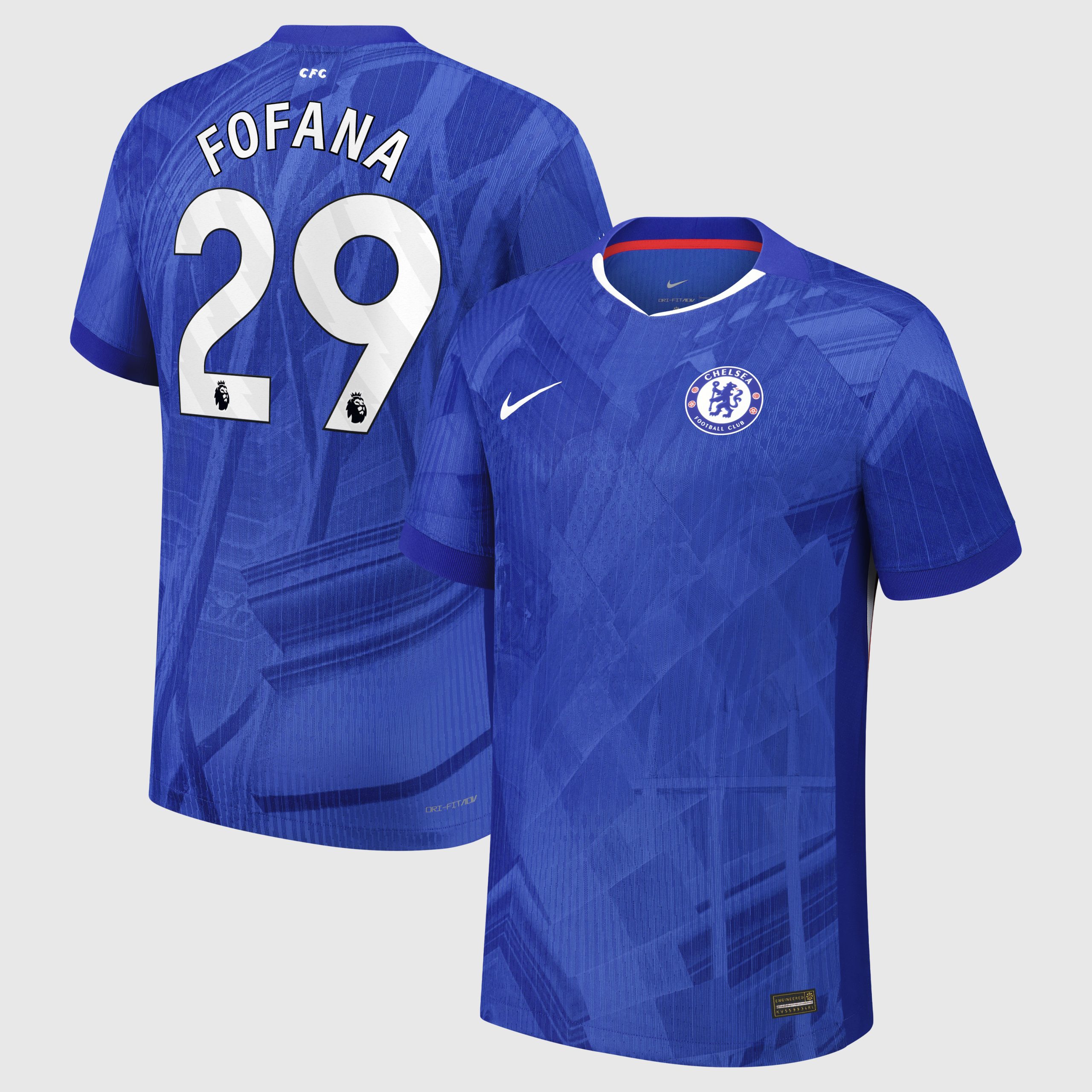 Chelsea Nike Dri-FIT ADV Home Match Shirt 2025-26 - Kids with Fofana 29 printing
